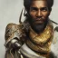 Placeholder: dungeons and dragons, monk, black, african, portrait, face, close up