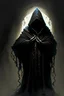 Placeholder: Cultist with dark robes, hooded cloaks, symbolic embellishments. "The shadowed hand"