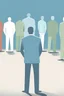 Placeholder: a person facing employment inequalities