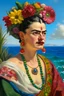 Placeholder: mexican frida cote d'azur woman