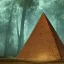 Placeholder: An Egyptian pyramid made of a tree buried in the middle of a thick forest, artistic painting, detailed painting elements with full HD quality, lasting effect, 4K, 8K, 16K