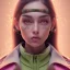 Placeholder: Beautiful latin girl, black Hair, green Eyes, stay in machupicchu, wearing a pink trench coat, Room, masterpiece, expert, insanely detailed, 8k resolution, cute big circular reflective eyes, cinematic smooth, intricate detail , soft smooth lighting, soft pastel colors, Eyes slightly Glowing