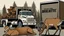 Placeholder: the deceased fawn's mobster like deer family raid the large moving truck company corporate complex using Human like Mafia style brute force