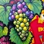 Placeholder: Graffiti Art. Grapes