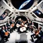 Placeholder: A symphony orchestra in the International Space Station