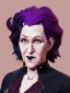 Placeholder: Portrait of a 30 year old strange witch like Bette Midler