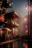 Placeholder: American shot view, cabaret scene, steampunk. old Asian man + little monkey, Sunglasses, smoking, happy, hot. Many people background, highly detailed, concept art, unreal engine 5, god rays, ray tracing, RTX, lumen lighting, ultra detail, volumetric lighting, 3d, finely drawn, high definition, high resolution.