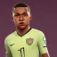 Placeholder: perfect face mbappe, highly detailed, wearing france football