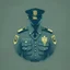 Placeholder: A minimalist design of a hoard of policemen in uniform with a badge on his chest.