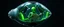 Placeholder: highly regular and hairy transparent soccer ball space ship with green alien director men inside, front flaps, ailrons, smiling welcoming, reading scrolls