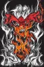 Placeholder: rage demon flames bones color