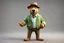 Placeholder: low poly 3d model of yogi bear