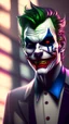 Placeholder: handsome joker, high delicate defined details, beautiful, atmospheric, matte, 3 d 8 k octane rendered, sharp focus, illustration, high detail, ultra realistic, highly saturated colors