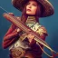 Placeholder: portrait,"Insanely detailed photograph of a mariachi crossbowman", charo detailed, sequenced Sombrero, detailed D20 flair, digital painting, artstation, concept art, smooth, sharp focus, illustration, art by artgerm and greg rutkowski and alphonse mucha, 8 k