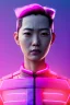 Placeholder: portrait, Asian cyborg woman, samurai warrior :: symmetry photography, cyberpunk style, pink hair, black samurai army, katana, japanese traditional ornaments, pink, white, black, glow eyes, cinematic, Ultra realistic, dark scene, soft color, highly detailed, unreal engine 5, RTX, ultra detail, 3d, finely drawn, high definition.