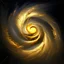 Placeholder: gold galactic tornado