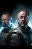 Placeholder: alex jones and jo rogan as mach robots from future portal, motion blur, smoke, 8k, downlight, soft light, depth of field, photorealism, trending on art station, lotsa detail