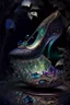 Placeholder: dark fantasy, intricate cover, a whimsical fairytale, slipper made of glass