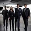 Placeholder: the criminal minds FBI team, ready to flight a spaceship