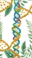 Placeholder: Logo DNA around it plants, white background, intricate details, highly detailed, high details, detailed portrait, masterpiece,ultra detailed, ultra quality