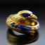 Placeholder: Ring with eagle and sapphire