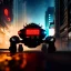 Placeholder: portrait,beautiful CRAB robot, post-apocalyptic in a cyberpunk city, realistic, intriacte detail, sci-fi fantasy style, volumetric lighting, particles, highly detailed ,cinamatic , deep colours,8k, by Caravaggio