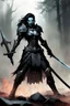 Placeholder: Vex'na moves with the fluid precision of someone who's spent a lifetime turning potential death into momentary survival. Her axe cleaves through the neck of the spear-carrying ghoul in a single, brutal stroke. Black ichor sprays in an arc, but the decapitated body stumbles forward, fingers still grasping for purchase on its weapon.