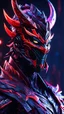 Placeholder: Carnage oni in 8k solo leveling shadow artstyle, ronin costum, galaxy mask, cover face, dynamic pose, oshare kei, hurufiyya, rtx , neon lights, intricate details, highly detailed, high details, detailed portrait, masterpiece,ultra detailed, ultra quality