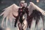 Placeholder: Demon girl, fullbody, Half angel, 8k, macro photography,