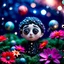 Placeholder: Fake people made of modeling clay, naïve, stars and planets, flowers, naïve, Tim Burton, sparkles, Harry Potter, bokeh