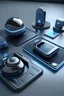 Placeholder: Illustrations of futuristic gadgets detail high quality