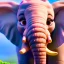 Placeholder: Elephant, chick , pixar studio detail, 8k