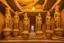 Placeholder: Tombs of kings of ancient civilization, many golden objects. pomp A huge splendor is the ancient Tomb of Kings in the depths of the earthTemple of the goddess Venus, where Amazon women guard the magnificent huge hall, some armed.