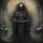 Placeholder: Choirs of the underworld, Hell's mighty wrath Speaking in tongues, creepy eldritch aesthetic. dark violent colors, By Gabriel pacheco, by Zdzislaw Beksinski and Lisa Frank, ink and watercolor illustration, creepy, eerie, scary, opulent shadows, gritty, by Victor Pasmore, dramatic, expansive, religious symbols