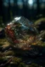 Placeholder: The "Primordial Heartstone" - A rare and enormous crystal located at the heart of the planet's crystalline network. It holds the power to shape the planet's geological and biological evolution., photo-realistic, shot on Hasselblad h6d-400c, zeiss prime lens, bokeh like f/0.8, tilt-shift lens 8k, high detail, smooth render, down-light, unreal eng