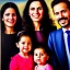 Placeholder: portrait of Jacobo Santiago Mozos born in 1976 and Gemma Arnau Arnau born in 1979,and daughters Eira Santiago Arnau and Dalia Santiago Arnau by Diego Velázquez,smiling, oil on canvas, cinematic composition, extreme detail,8k,fit full head inside picture,