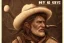 Placeholder: old RUGED cowboy face forest