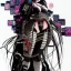 Placeholder: beautiful cyberpunk huge girl, hyperdetailed, intricately detailed, illustration by _Katsushika Hokusai_ _Yoji Shinkawa_,