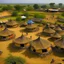 Placeholder: Growing African village