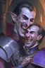 Placeholder: Strahd von Zarovich choking a paladin with an evil grin