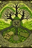 Placeholder: European pagan rune art with nature