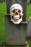 Placeholder: santa skull in graveyard