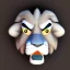 Placeholder: Lion King Animation OC Loca male lion triangular face shape hooked black nose tip