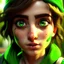 Placeholder: Cartoon character،gaming,fun,Green eyes،4k,realistic,natural