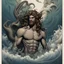 Placeholder: Triton: Messenger of the sea, son of Poseidon and Amphitrite. fully clothed