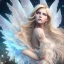 Placeholder: beautiful blonde fairy in a galactic ambiance, transparent wings, delicate colors, finely tuned detail, ultra high definition, 8 k, unreal engine 5, ultra sharp focus