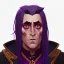 Placeholder: Portrait of a 35 year old weird warlock