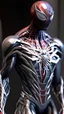 Placeholder: spiderman become robot, very strong, body from metal material, ultra realistic, 4k, ultra detail, full body, full picture