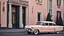 Placeholder: 1955. Vintage car. Soft colors. Perfect details. Minimalist design