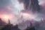 Placeholder: mystical long stairway up to heaven in the sky, atmospheric pink mist, beautiful colours, fine art, trending on artstation, masterpiece